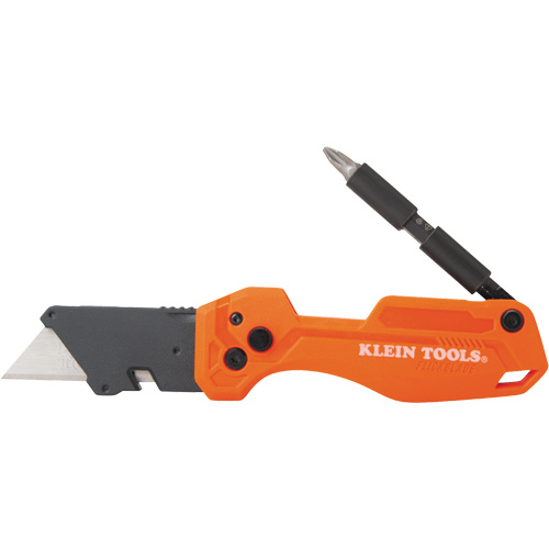 Folding Utility Knife With Driver, 1" Blade, Steel Blade, Plastic Handle PB Rental Co. Ltd.