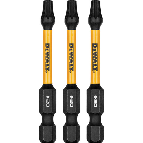 Forets pour tournevis &agrave; chocs FLEXTORQ 3 mcx, Torx, T-20, Prise 1/4" PB Rental Co. Ltd.