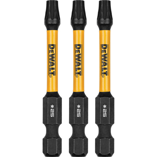 Forets pour tournevis &agrave; chocs FLEXTORQ 3 mcx, Torx, T-25, Prise 1/4" PB Rental Co. Ltd.