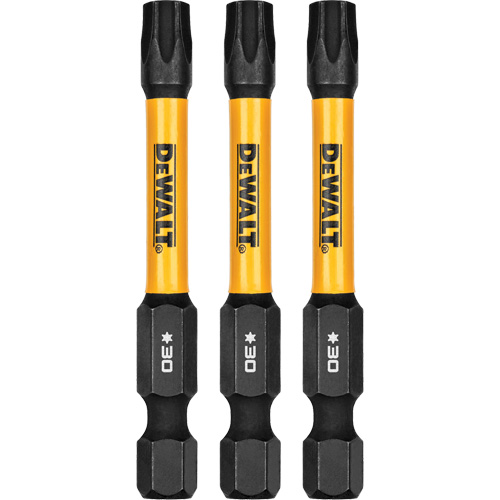 Forets pour tournevis &agrave; chocs FLEXTORQ 3 mcx, Torx, T-30, Prise 1/4" PB Rental Co. Ltd.