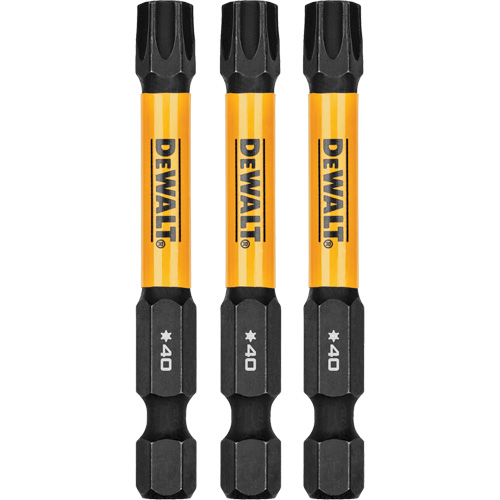 3-Piece FLEXTORQ&reg; Impact Screwdriving Bits, Torx, T-40, 1/4" Drive PB Rental Co. Ltd.