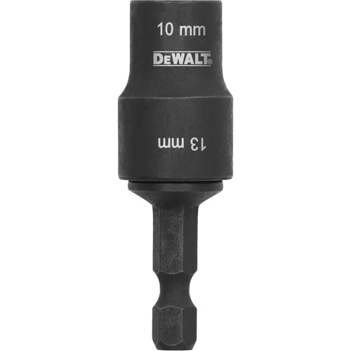 Tourne-&eacute;crou &agrave; double embout d&eacute;tachable FLEXTORQ, 13 mm prise, 4-4/5" lo, Magn&eacute;tique PB Rental Co. Ltd.