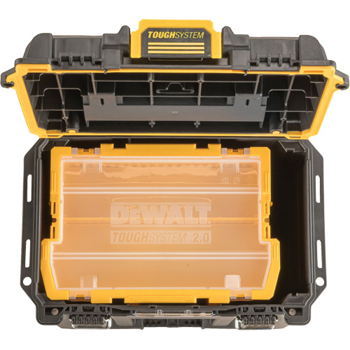 ToughSystem&reg; 2.0 Deep Compact Toolbox, 10" x 15-7/20" x 13-4/5", Black/Yellow PB Rental Co. Ltd.