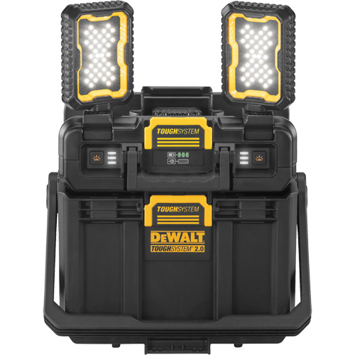 ToughSystem&reg; 2.0 Adjustable Work Light with Storage, 16" x 11" x 14", Black/Yellow PB Rental Co. Ltd.