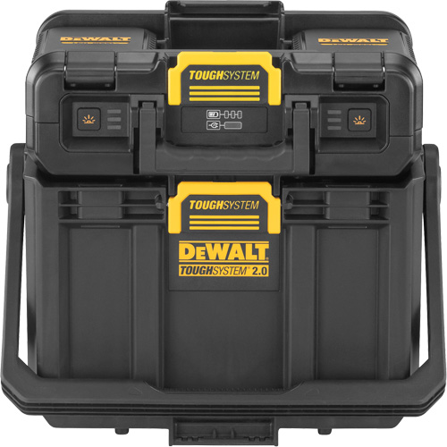 ToughSystem&reg; 2.0 Adjustable Work Light with Storage, 16" x 11" x 14", Black/Yellow PB Rental Co. Ltd.