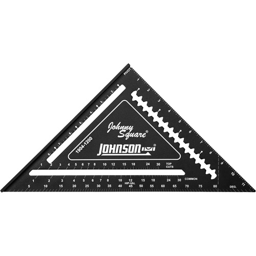 12" Johnny Square&reg; Professional Easy-Read Rafter Square PB Rental Co. Ltd.
