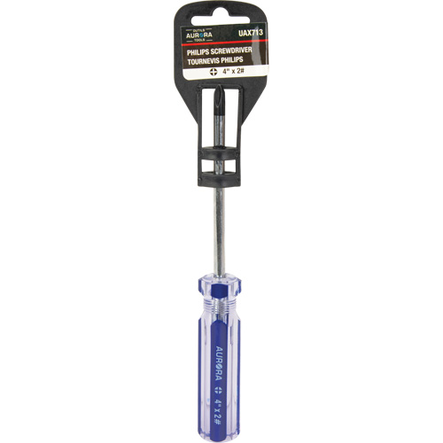 Blue Transparent Striped Philips Screwdriver, #2, Plastic Handle PB Rental Co. Ltd.