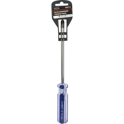 Blue Transparent Striped Philips Screwdriver, #3, Plastic Handle PB Rental Co. Ltd.