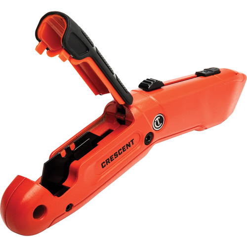 Auto-Retracting Safety Knife, 1", Steel, Aluminum Handle PB Rental Co. Ltd.