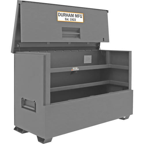 Coffre de style piano pour le chantier de 57,4 pi3, 72-7/16" la x 33-7/8" p x 49-7/16" h, Gris PB Rental Co. Ltd.