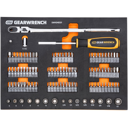 Slim Head Mechanics Tool Set in Foam Storage Tray PB Rental Co. Ltd.