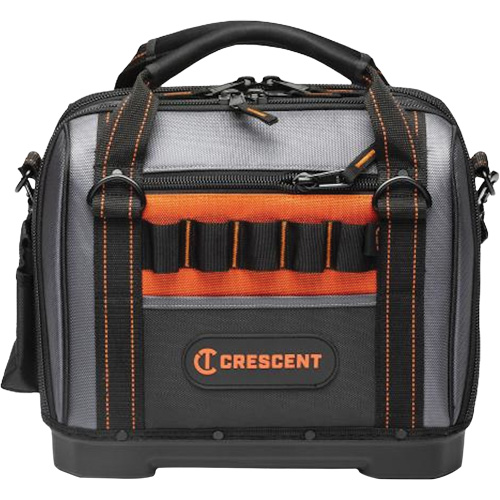 Sac ouvert de 14" pour outils d'ouvrier, Polyester, 32 pochettes, Noir/Gris PB Rental Co. Ltd.
