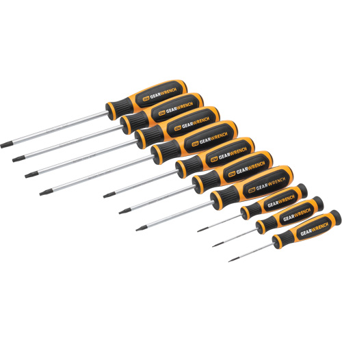 Jeu de tournevis bimat&eacute;riau Torx dans un plateau de rangement en mousse, 10 mcx PB Rental Co. Ltd.
