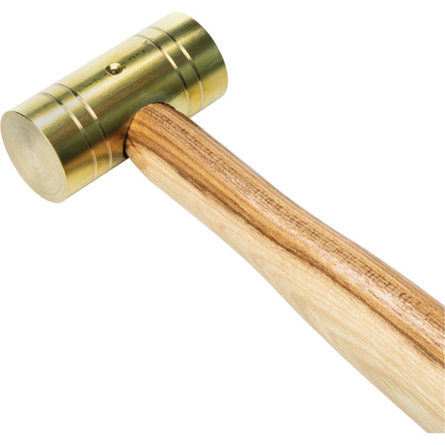 Marteau en laiton avec manche en noyer, Poids de la t&ecirc;te 1 lb, 11" lo PB Rental Co. Ltd.