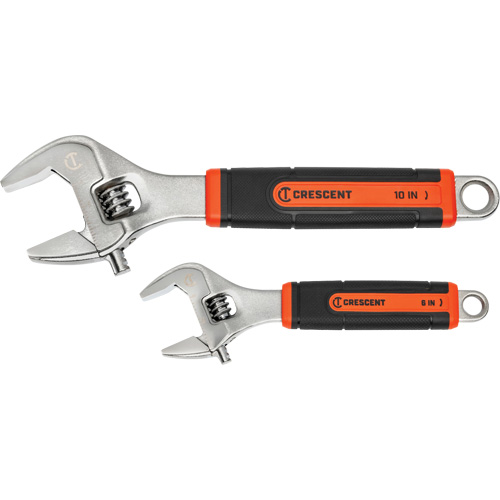 Quick-Fit-Jaw Adjustable Wrench Set, Adjustable, 2 Pieces, Imperial and Metric PB Rental Co. Ltd.