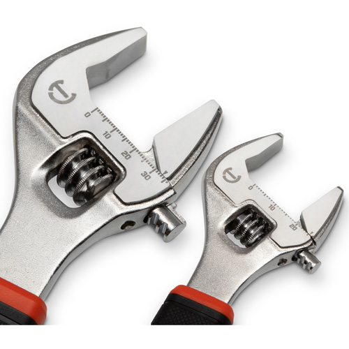 Quick-Fit-Jaw Adjustable Wrench Set, Adjustable, 2 Pieces, Imperial and Metric PB Rental Co. Ltd.
