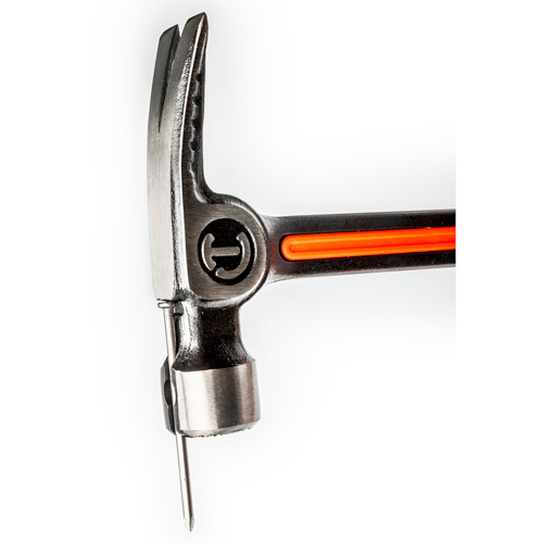 Milled-Face Framing Hammer, 28 oz., Solid Steel Handle, 16" L PB Rental Co. Ltd.