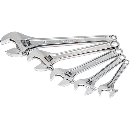 Chrome Wrench Set, Adjustable, 5 Pieces, Imperial and Metric PB Rental Co. Ltd.