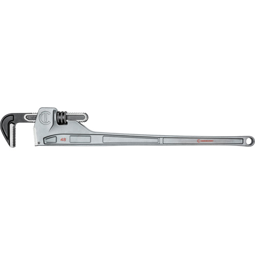 Cl&eacute; &agrave; tuyaux, Cap des m&acirc;choires 6", Longueur 48", Fini Rev&ecirc;tement en poudre, Prise Non-ergonomique PB Rental Co. Ltd.