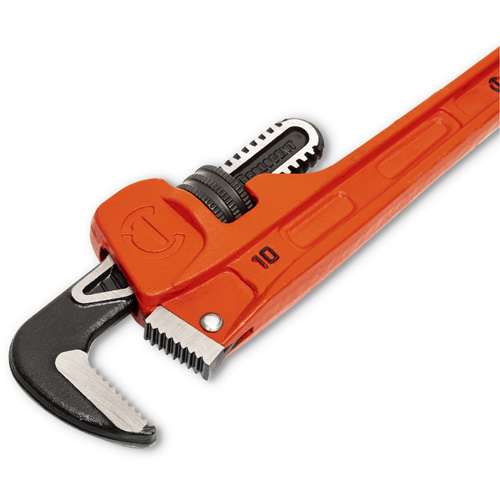 SLIM JAW Pipe Wrench, 1-9/10" Jaw Capacity, 10" Long, Powder Coated Finish, Non-Ergonomic Handle PB Rental Co. Ltd.