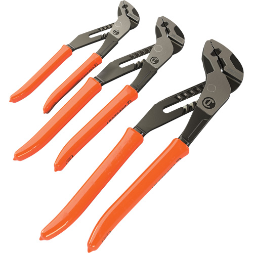 Z2 K9 Straight Jaw Dipped Handle Tongue & Groove Plier Set, 3 Pieces PB Rental Co. Ltd.