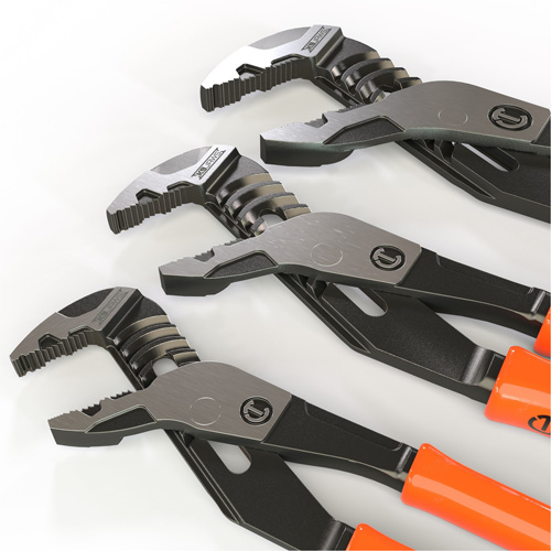 Z2 K9 Straight Jaw Dipped Handle Tongue & Groove Plier Set, 3 Pieces PB Rental Co. Ltd.