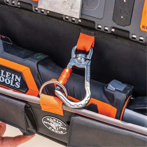 Bucket Work CentreS-Hook Large Pouch Module, Nylon, 3 Pockets, Black/Orange PB Rental Co. Ltd.