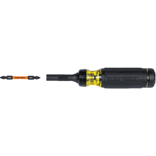 15-in-1 Ratcheting Impact-Rated Multi-Bit Torsion Zone Screwdriver, 9-1/2" L, Cushion Grip Handle PB Rental Co. Ltd.