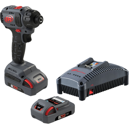 Ensemble de tournevis compact sans fil, 1/4", 37 lb-pi Couple max., 20 V, Lithium-ion PB Rental Co. Ltd.
