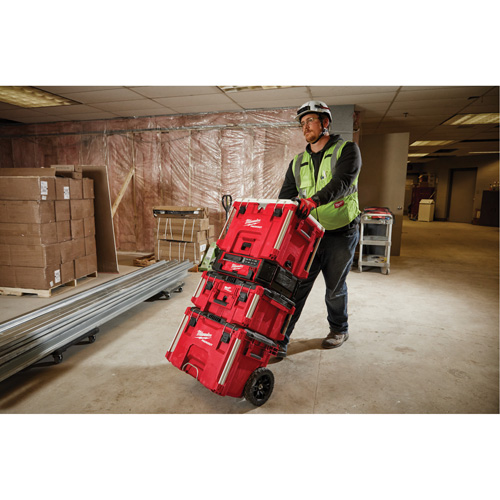 Boîte &agrave; outils sur roues PACKOUT, 18" x 22" x 19-1/2", Noir/Rouge PB Rental Co. Ltd.