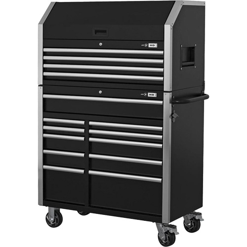 HDCC-4115 HD Series Toolbox Combo, 21-1/2" D x 44-1/5" W x 63-3/10" H, Black PB Rental Co. Ltd.