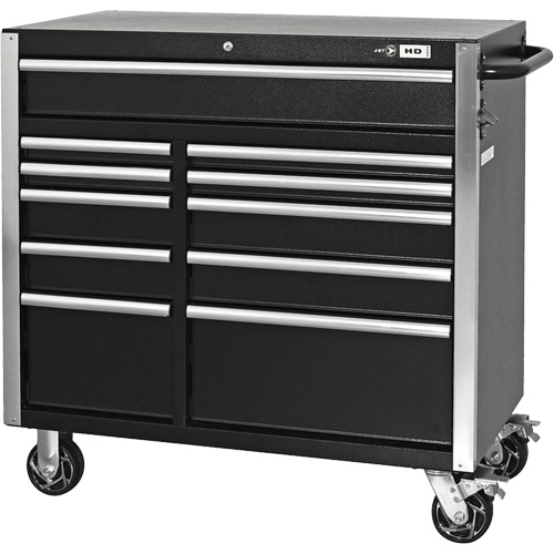 HDCC-4115 HD Series Toolbox Combo, 21-1/2" D x 44-1/5" W x 63-3/10" H, Black PB Rental Co. Ltd.
