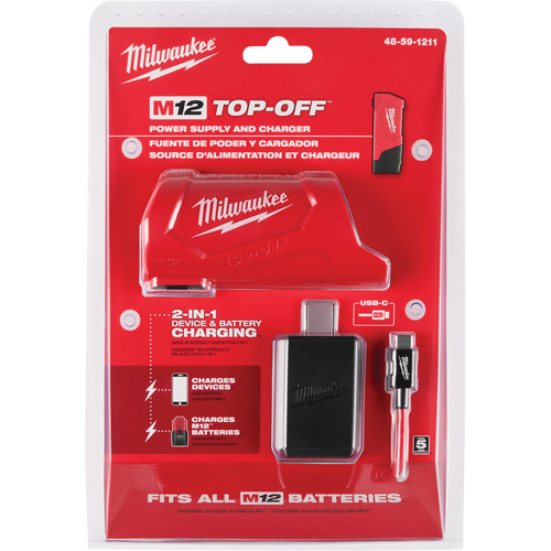 M12 TOP-OFF Power Supply and Charger, 12 V, Lithium-Ion PB Rental Co. Ltd.