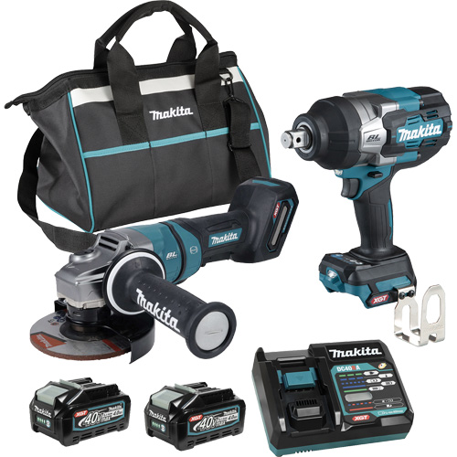 Ensemble 2 outils &agrave; moteur sans balai XGT, Lithium-ion, 40 V PB Rental Co. Ltd.