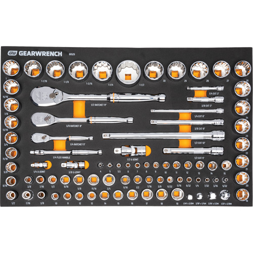 Mechanics Tool Set in Modular Foam Trays with Storage Unit, 194 Pieces PB Rental Co. Ltd.