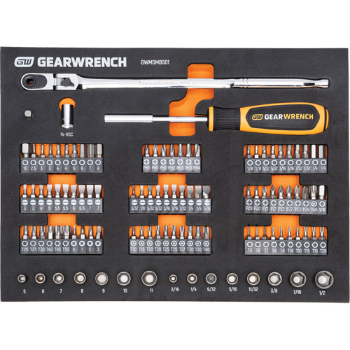 Mechanics Tool Set in Modular Foam Trays with Storage Unit, 194 Pieces PB Rental Co. Ltd.