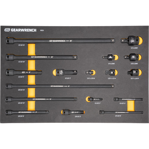 Jeu d'outils de m&eacute;canicien dans des plateaux modulaires en mousse avec conteneur de rangement, 247 morceaux PB Rental Co. Ltd.
