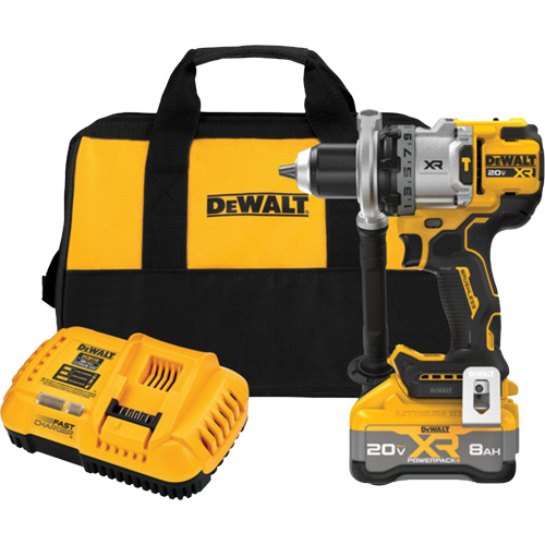 MAX* XR&reg; Brushless Cordless 3-Speed Hammer Drill Kit with XR POWERPACK Battery, 1/2" Chuck, 20 V PB Rental Co. Ltd.