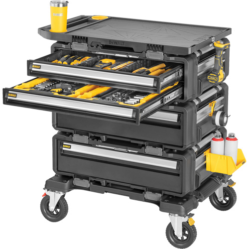 TOUGHSYSTEM&reg; 2.0 DXL 5-in-1 Modular Workstation, 34" x 25-4/5" x 39", Black/Yellow PB Rental Co. Ltd.