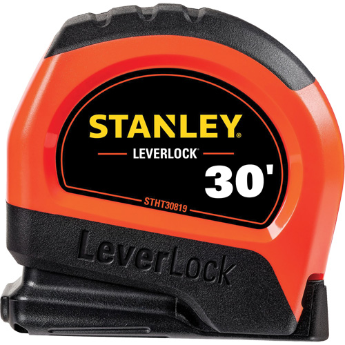 High-Visibility LEVERLOCK&reg; Tape Measure, 30', Imperial Graduations PB Rental Co. Ltd.