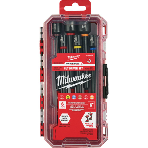 SHOCKWAVE Impact Duty 6" Nut Driver Set, 6 Pcs., Magnetic PB Rental Co. Ltd.