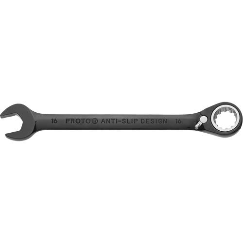Metric Spline Combination Reversible Ratcheting Wrench, Black/Chrome Finish PB Rental Co. Ltd.