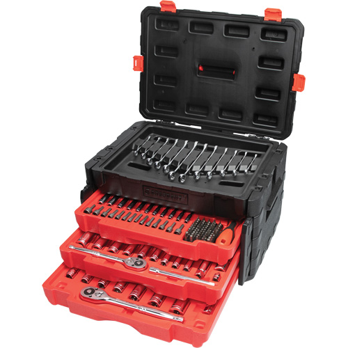 1/4", 3/8" & 1/2" Mechanics Hand Tool Set with 3-Drawer Storage Case PB Rental Co. Ltd.