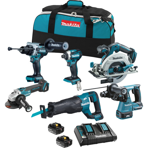 Ensemble 6 outils &agrave; moteur sans balai LXT, Lithium-ion, 18 V PB Rental Co. Ltd.