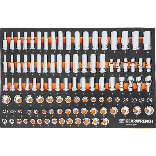 MEGAMOD Metric Mechanics Tool Set in Modular Foam Trays with Rolling Cabinet, 358 Pieces PB Rental Co. Ltd.