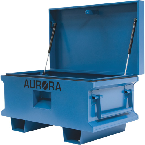 Coffre &agrave; outils de chantier, 33" x 20-3/10" x 18-3/10", Acier, Bleu PB Rental Co. Ltd.