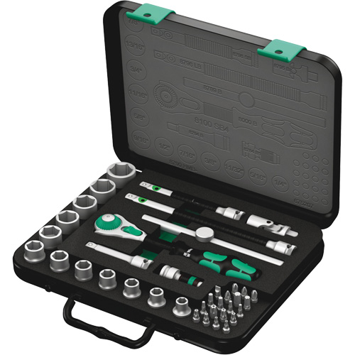 Jeu de cliquets rapides Zyklop 8100 SB 4, 38 Mcx, Prise de 3/8" PB Rental Co. Ltd.