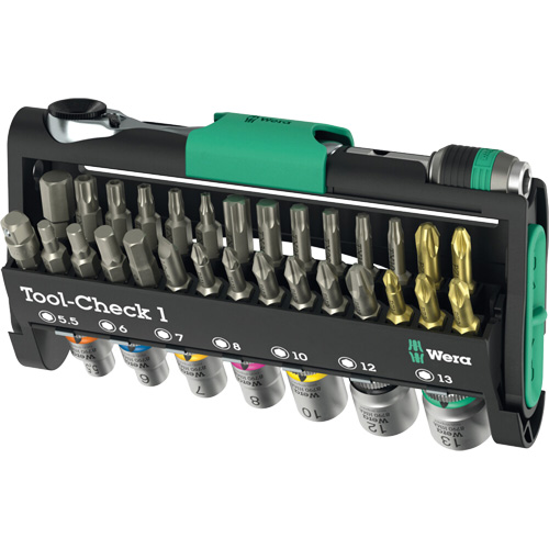 Ensemble d'outils Tool-Check 1, 38 Mcx, Prise de 1/4" PB Rental Co. Ltd.