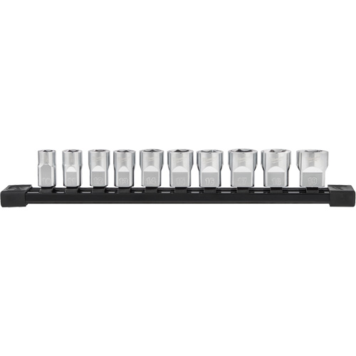 Metric Sockets with Four Flat Sides, 10 Pcs, 3/8" Drive Size PB Rental Co. Ltd.