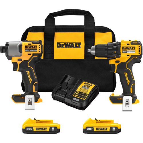 Brushless Cordless Drill/Driver & Impact Driver Combo Kit, Lithium-Ion, 20 V PB Rental Co. Ltd.